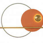 Настенный светодиодный светильник Inodesign Ridn Orange 40.6195